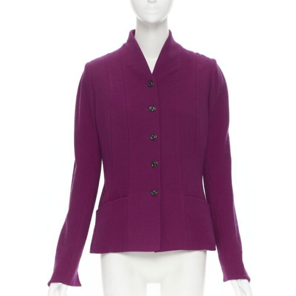 Karl Lagerfeld Wool Blazer Skirt Suit
